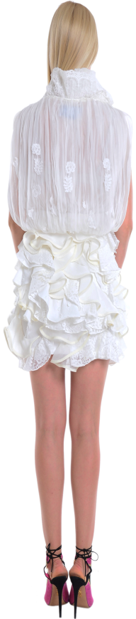 blythe white skirt