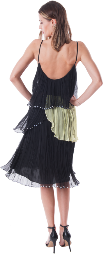 lolita pleated dress